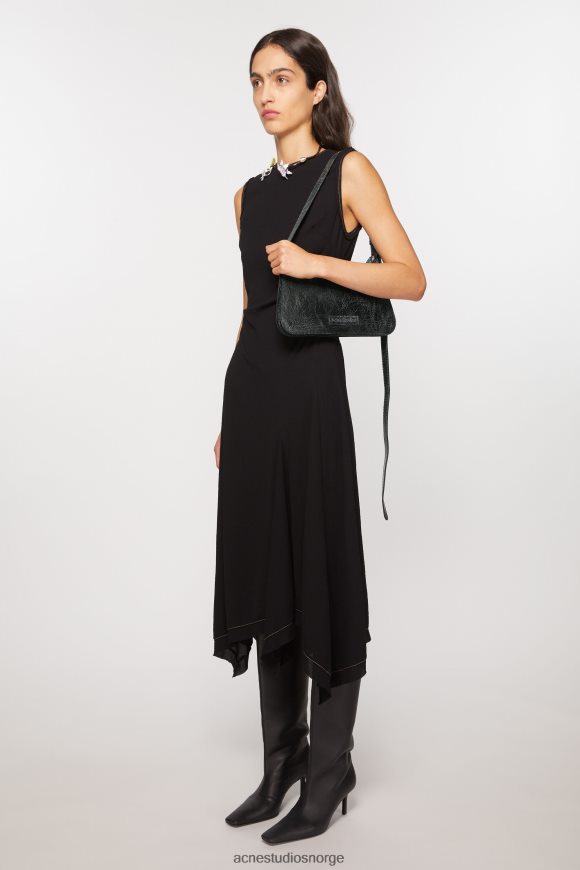 Acne Studios platt mini skulderveske N2PP4F467 tilbehør svart