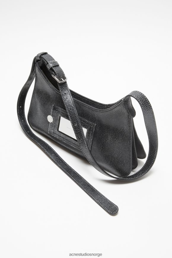 Acne Studios platt mini skulderveske N2PP4F467 tilbehør svart