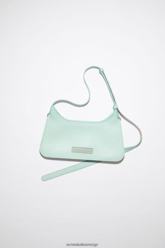 Acne Studios platt mini skulderveske N2PP4F766 tilbehør lyse blå