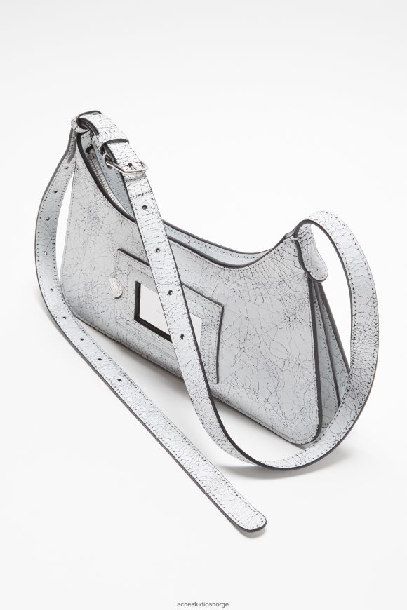 Acne Studios platt mini skulderveske N2PP4F824 tilbehør hvit