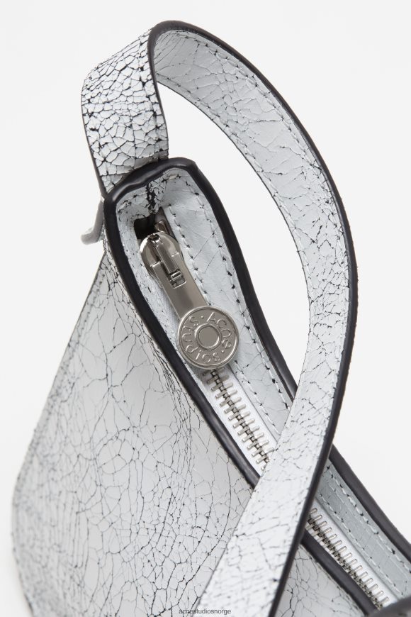 Acne Studios platt mini skulderveske N2PP4F824 tilbehør hvit