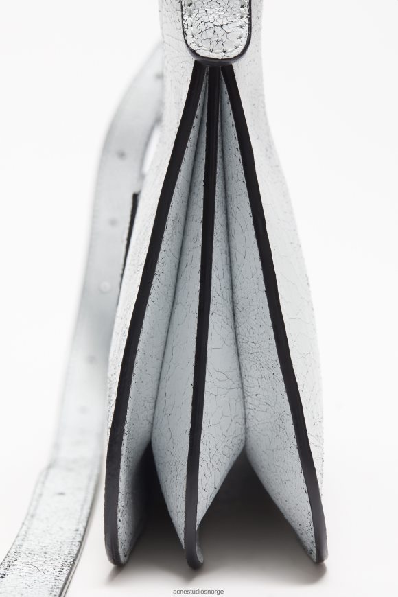 Acne Studios platt mini skulderveske N2PP4F824 tilbehør hvit