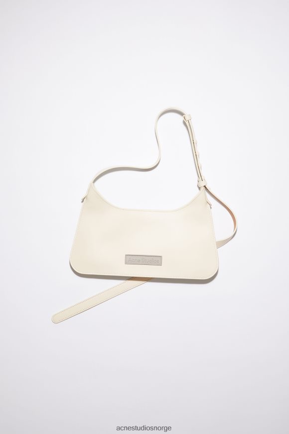 Acne Studios platt mini skulderveske N2PP4F830 tilbehør hvit