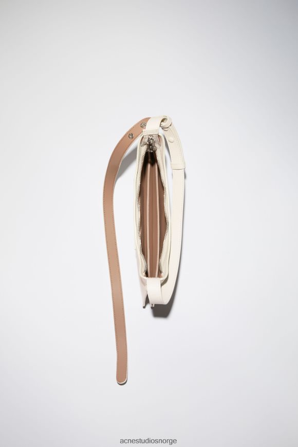 Acne Studios platt mini skulderveske N2PP4F830 tilbehør hvit
