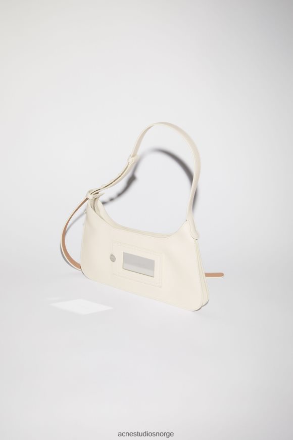 Acne Studios platt mini skulderveske N2PP4F830 tilbehør hvit