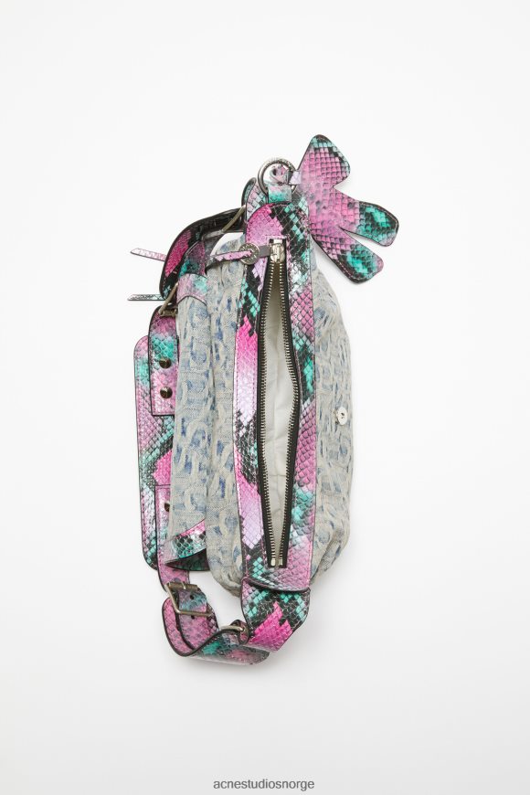 Acne Studios skulderveske N2PP4F762 tilbehør lyseblå/rosa