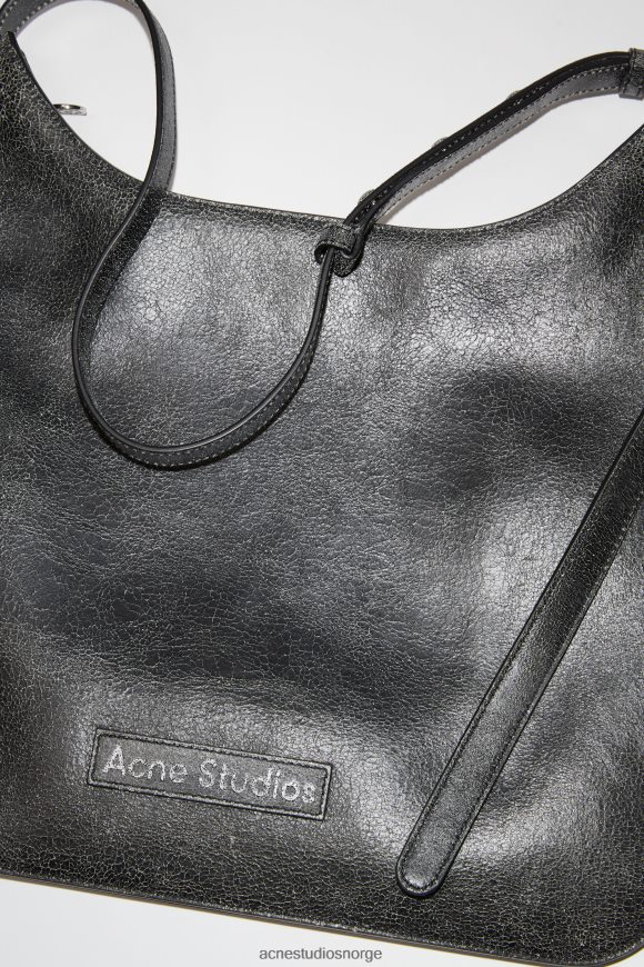 Acne Studios tallerken skulderveske N2PP4F484 tilbehør svart