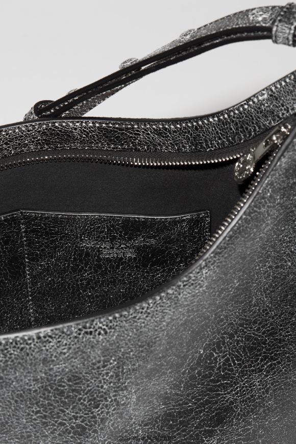 Acne Studios tallerken skulderveske N2PP4F484 tilbehør svart