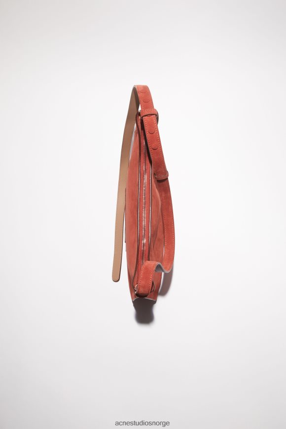 Acne Studios tallerken skulderveske N2PP4F598 tilbehør burgunder