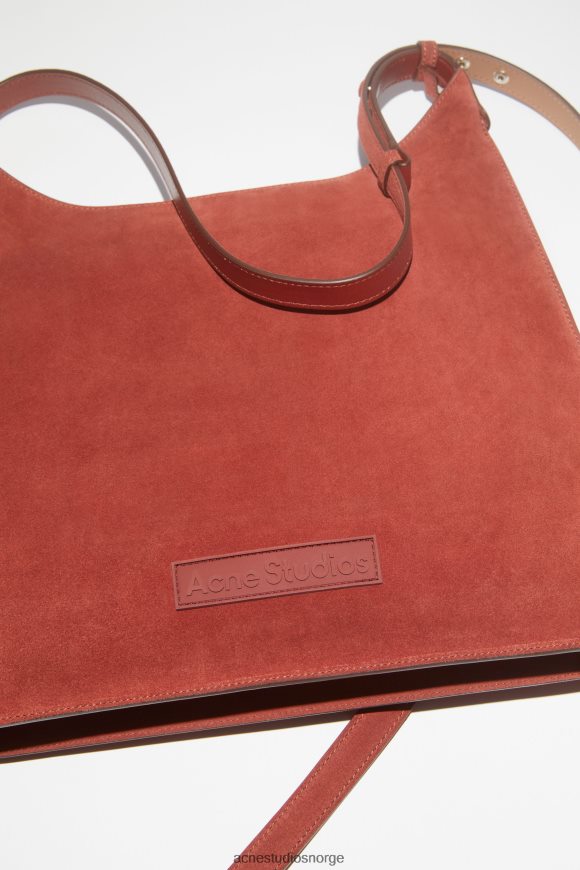 Acne Studios tallerken skulderveske N2PP4F598 tilbehør burgunder