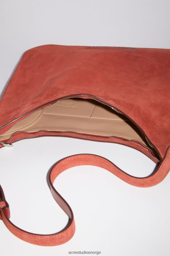 Acne Studios tallerken skulderveske N2PP4F598 tilbehør burgunder