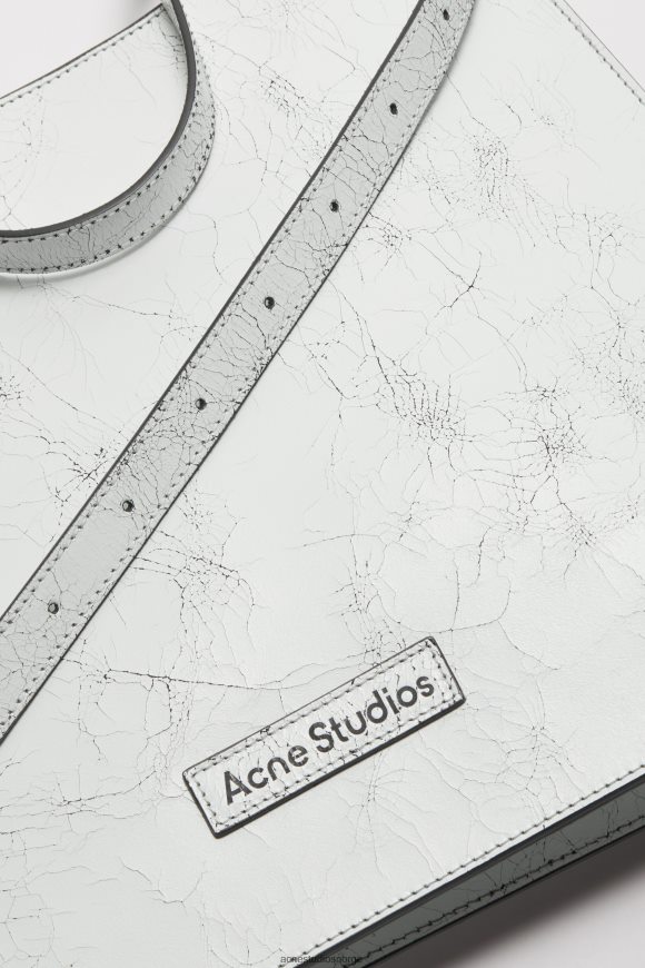 Acne Studios tallerken skulderveske N2PP4F823 tilbehør hvit