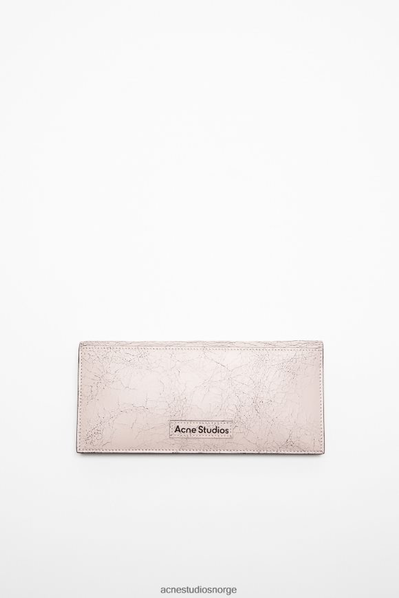 Acne Studios kontinental lommebok N2PP4F843 tilbehør pastell rosa