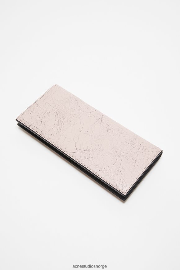 Acne Studios kontinental lommebok N2PP4F843 tilbehør pastell rosa