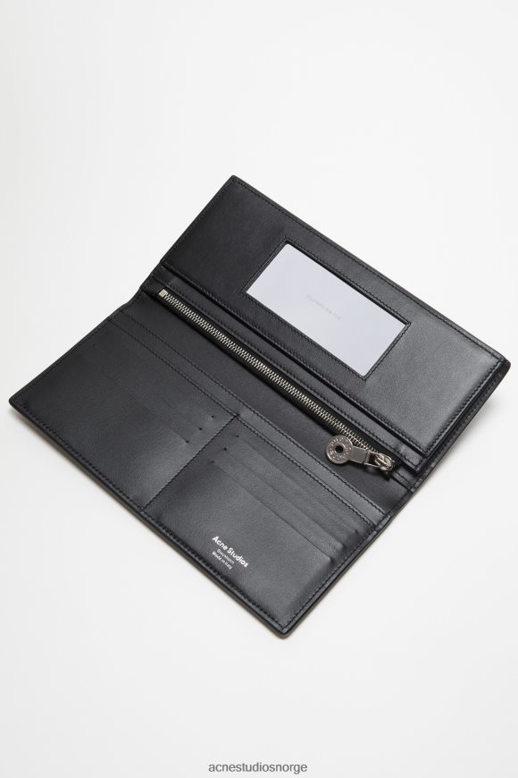 Acne Studios kontinental lommebok N2PP4F849 tilbehør rosa/svart