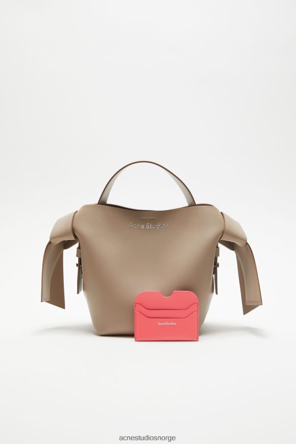 Acne Studios kortholder i skinn N2PP4F802 tilbehør elektrisk rosa