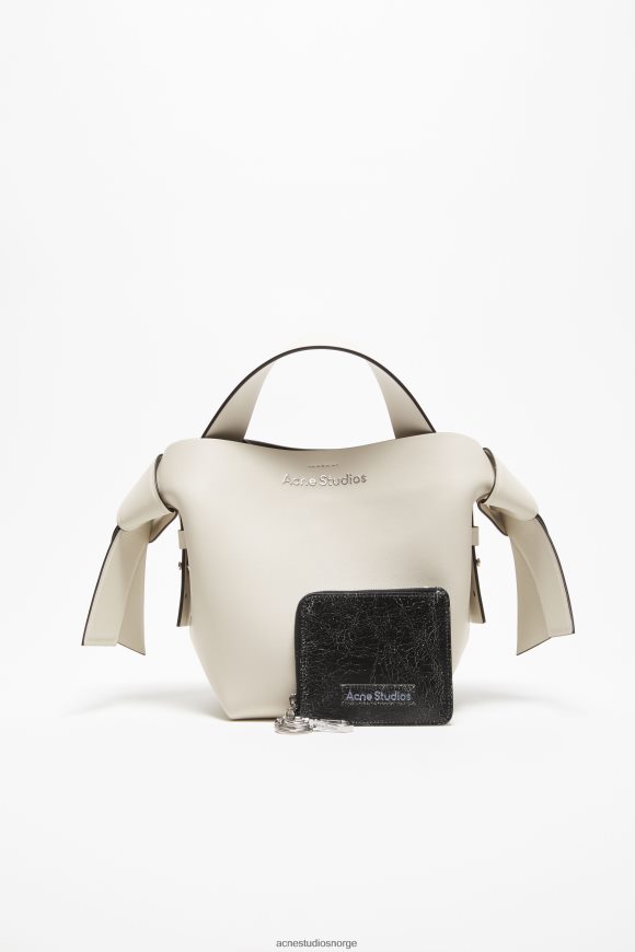 Acne Studios lommebok i skinn med glidelås N2PP4F468 tilbehør svart