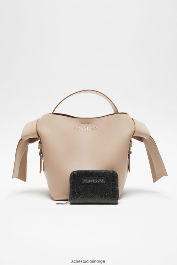 Acne Studios lommebok med glidelås i skinn N2PP4F466 tilbehør svart