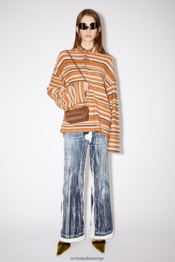 Acne Studios mini skulderveske N2PP4F723 tilbehør kamelbrun