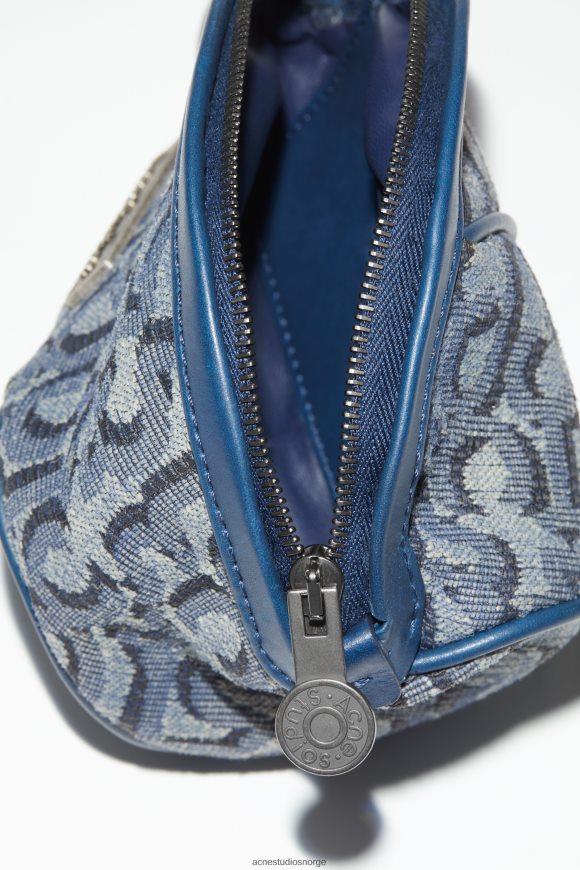 Acne Studios monogram mikropose N2PP4F558 tilbehør denim blå