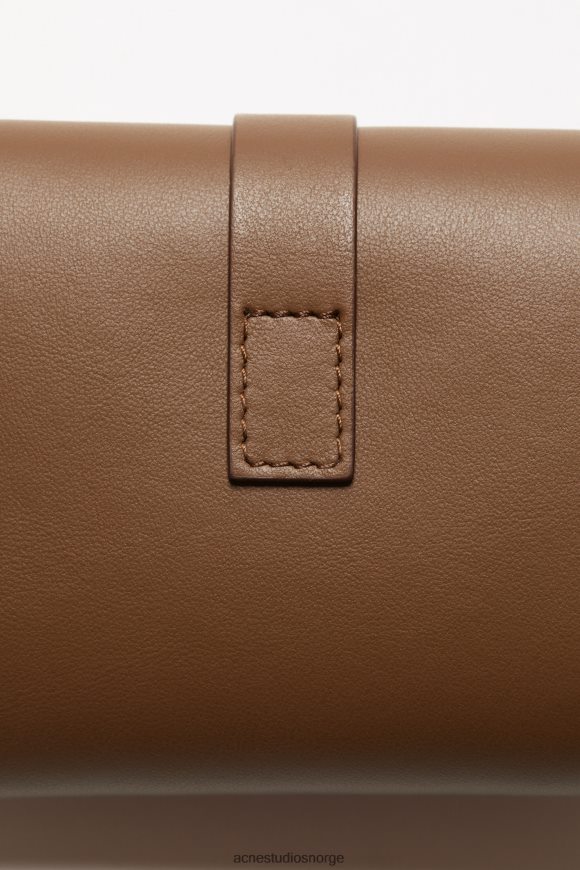 Acne Studios musubi foldet lommebok N2PP4F716 tilbehør kamelbrun
