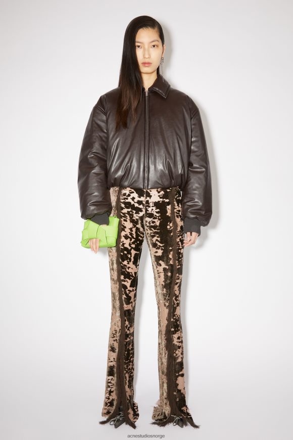 Acne Studios musubi mini crossbody-veske N2PP4F739 tilbehør lime grønn