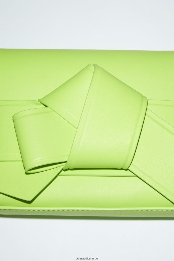 Acne Studios musubi mini crossbody-veske N2PP4F739 tilbehør lime grønn