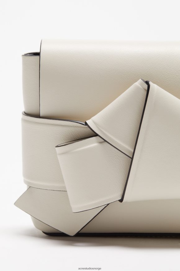 Acne Studios musubi mini crossbody-veske N2PP4F817 tilbehør hvit svart