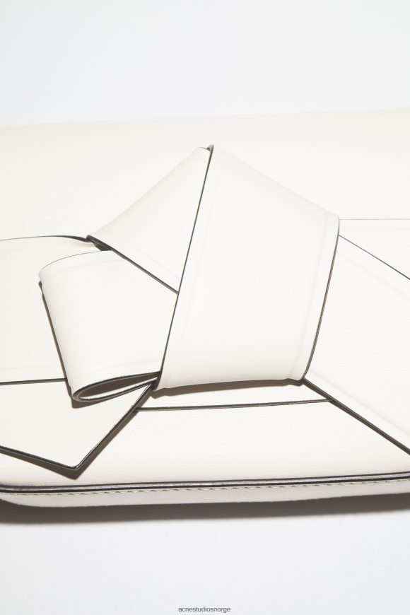 Acne Studios musubi mini crossbody-veske N2PP4F826 tilbehør hvit svart