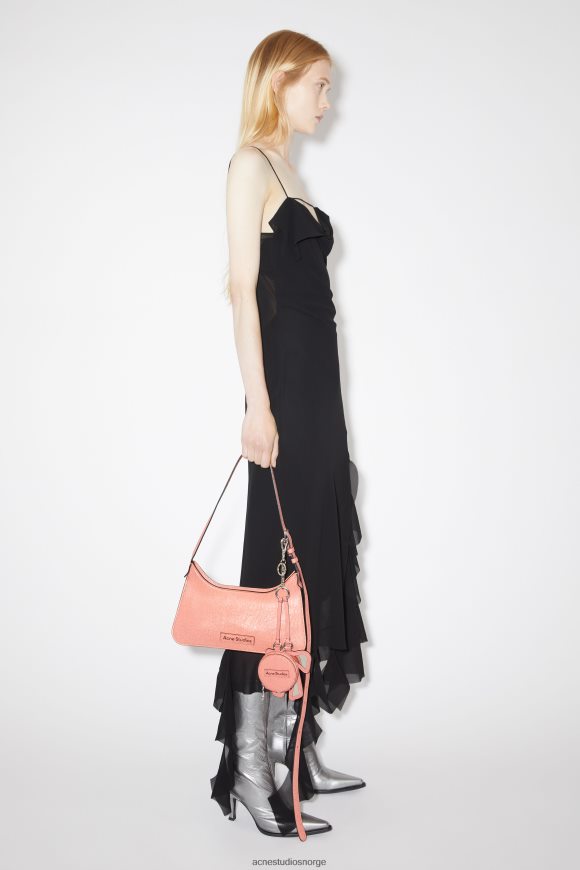 Acne Studios myntlommebok og sløyfespeil N2PP4F862 tilbehør lakserosa