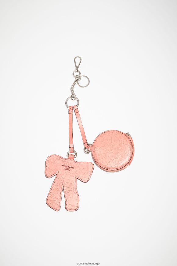 Acne Studios myntlommebok og sløyfespeil N2PP4F862 tilbehør lakserosa