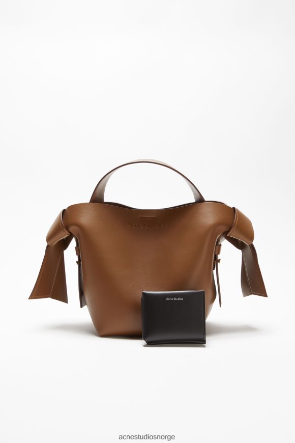 Acne Studios trefoldet lommebok i skinn N2PP4F524 tilbehør svart