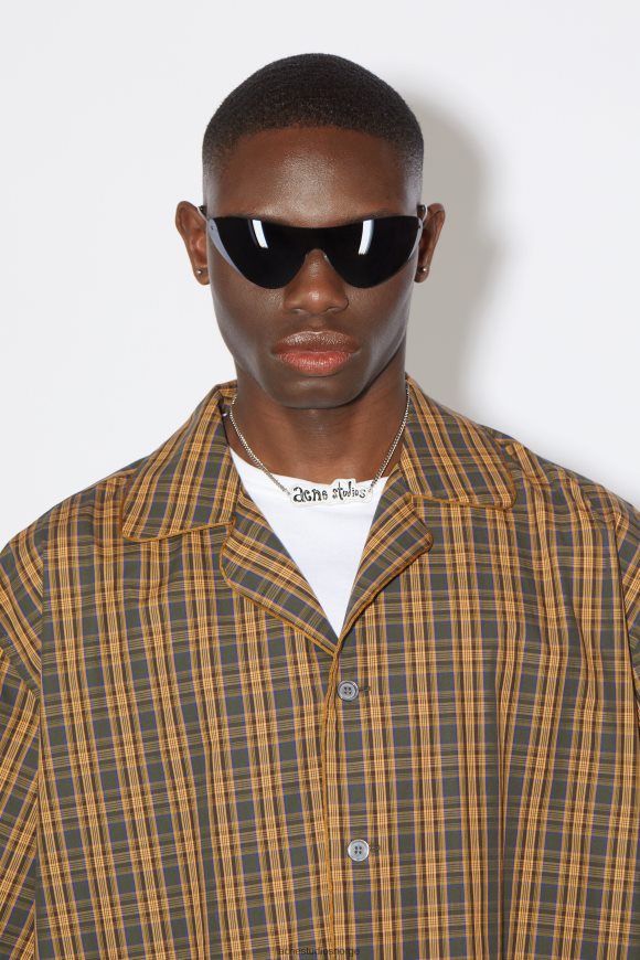 Acne Studios kjede med logoetikett N2PP4F683 tilbehør sølvgrå