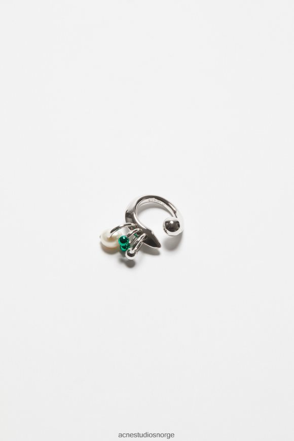 Acne Studios multi sjarm ring N2PP4F680 tilbehør sølv/grønn