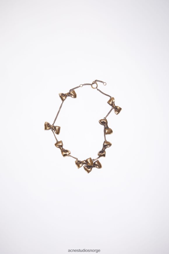Acne Studios multi-sløyfe kjede N2PP4F698 tilbehør antikt gull