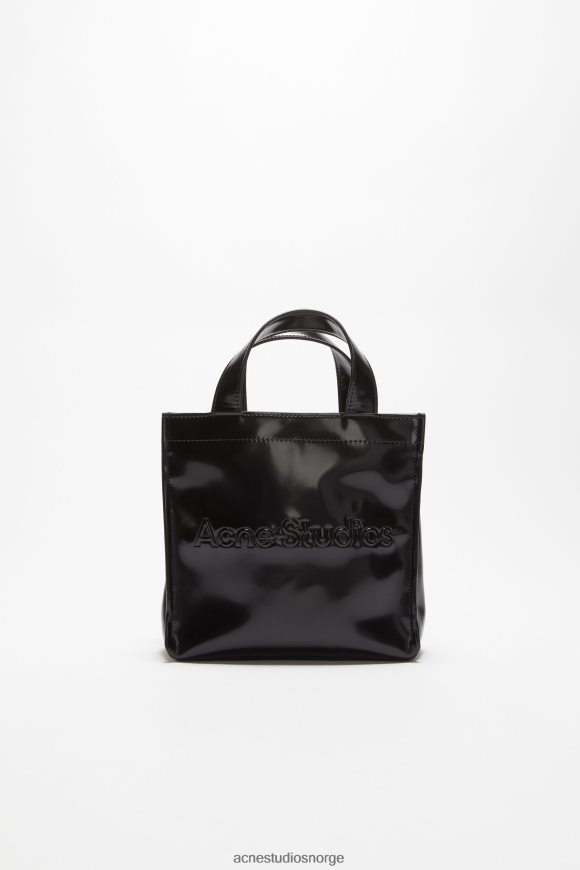Acne Studios mini skulderveske med logo N2PP4F495 tilbehør svart