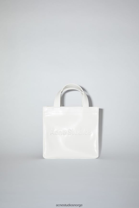 Acne Studios mini skulderveske med logo N2PP4F828 tilbehør hvit