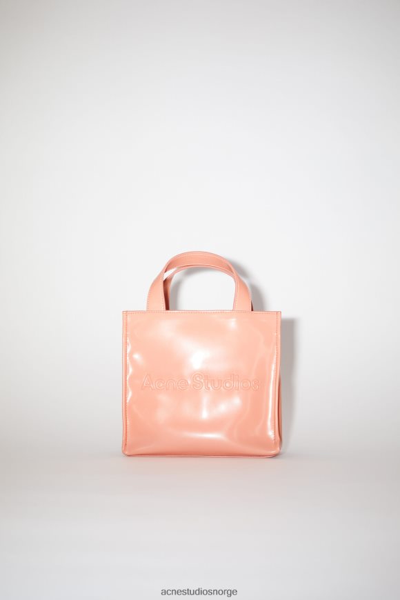 Acne Studios mini skulderveske med logo N2PP4F864 tilbehør lakserosa