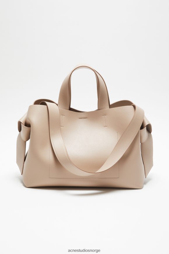 Acne Studios musubi midi tote N2PP4F463 tilbehør taupe beige