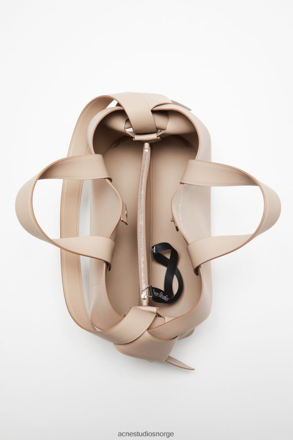 Acne Studios musubi midi tote N2PP4F463 tilbehør taupe beige