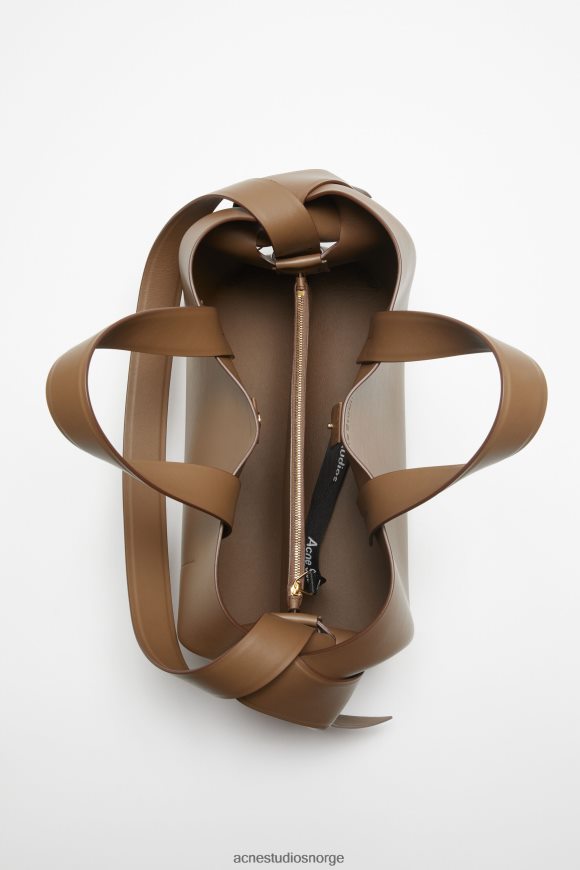 Acne Studios musubi midi tote N2PP4F729 tilbehør kamelbrun