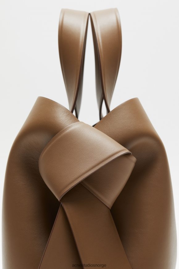 Acne Studios musubi midi tote N2PP4F729 tilbehør kamelbrun