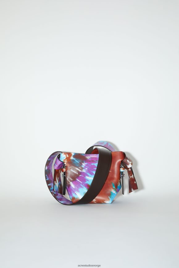 Acne Studios musubi mikro veske N2PP4F639 tilbehør brun/lilla