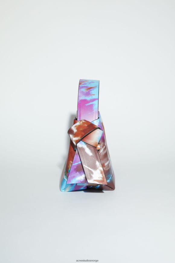 Acne Studios musubi mikro veske N2PP4F639 tilbehør brun/lilla