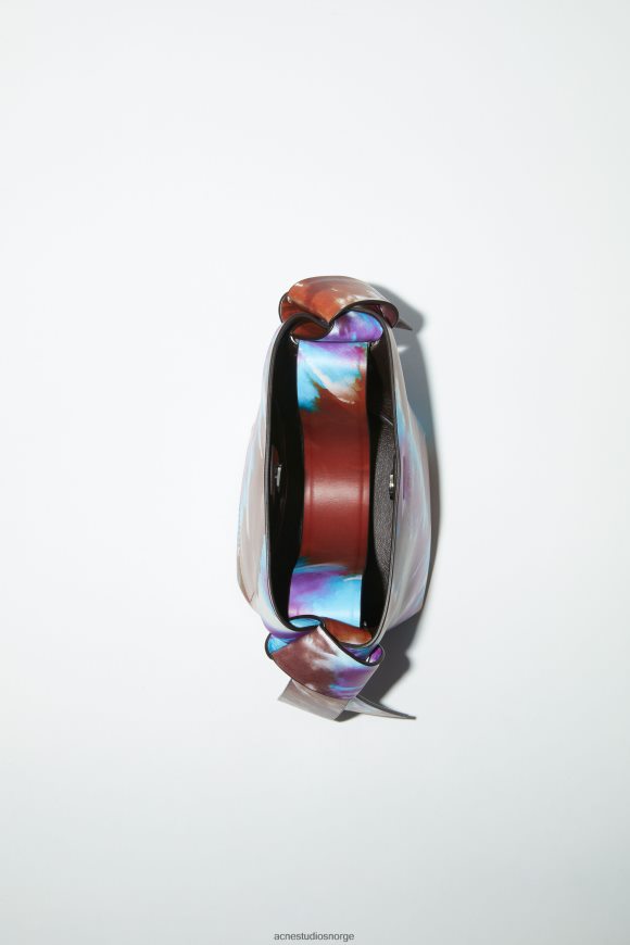 Acne Studios musubi mikro veske N2PP4F639 tilbehør brun/lilla