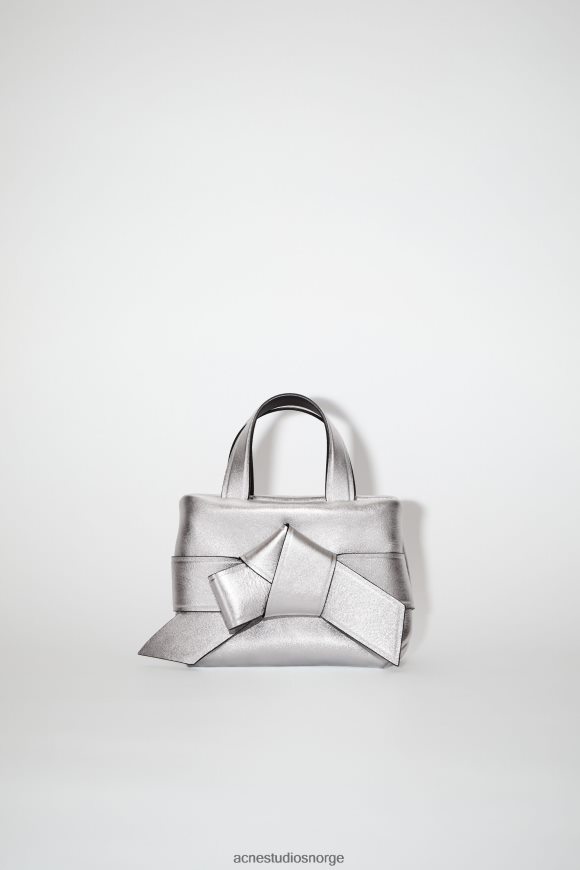 Acne Studios musubi mikro veske N2PP4F687 tilbehør sølv