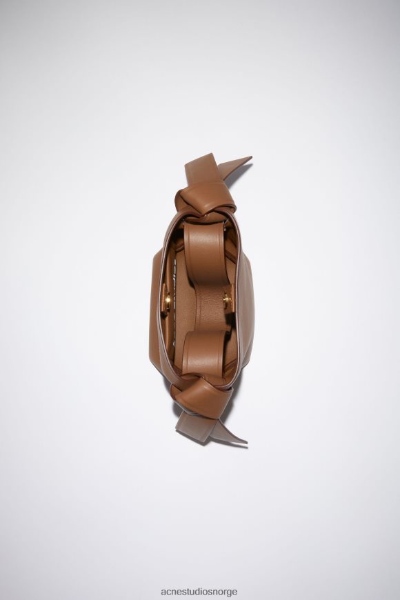 Acne Studios musubi mikro veske N2PP4F719 tilbehør kamelbrun