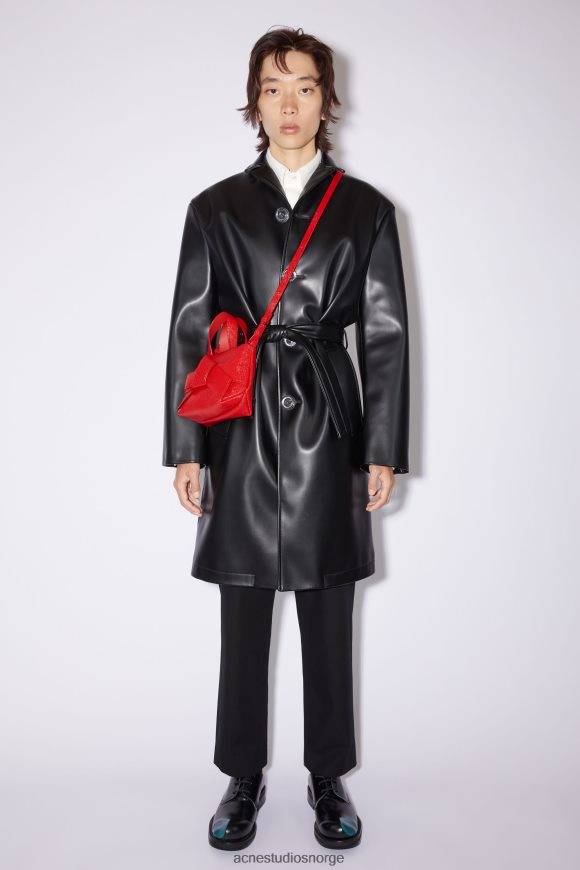 Acne Studios musubi mikro veske N2PP4F846 tilbehør knallrødt