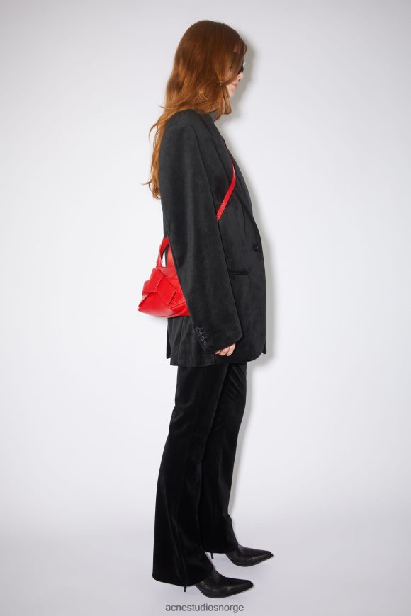 Acne Studios musubi mikro veske N2PP4F846 tilbehør knallrødt