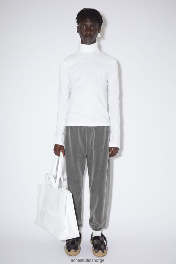 Acne Studios skulderveske med logo N2PP4F829 tilbehør hvit